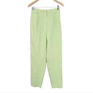 Talbots Irish Linen Lime Sherbert Green Women's Pants